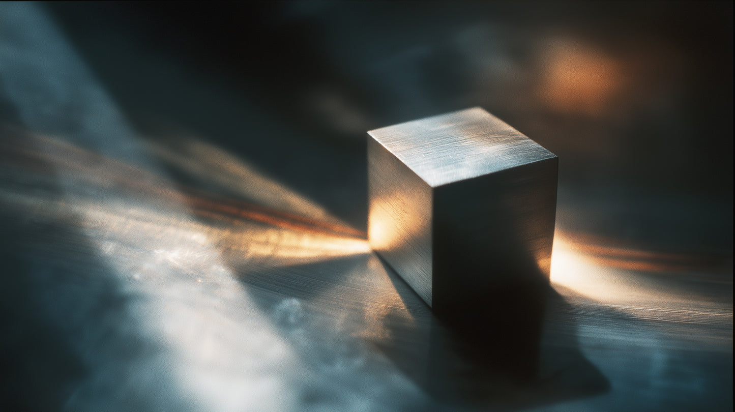 1.5" Tungsten Cube + 360° Rotating Base